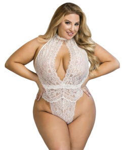 Alternative view of SUBBLIME - 953867 LACE BODYSUIT WHITE L/XL