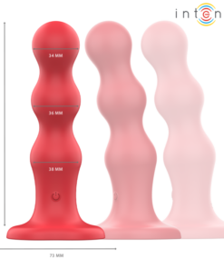 Alternative view of INTENSE - CODY VIBRATOR WITH SUCTION CUP RED REMOTE CONTROL