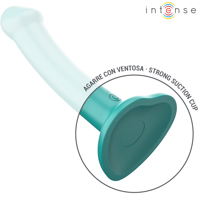 INTENSE - KATIE VIBRATOR WITH SUCTION CUP 10 VIBRATIONS BLUE REMOTE CONTROL - Image 4
