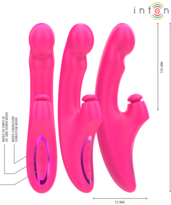 Alternative view of INTENSE - EMI VIBRATOR 13.5 CM MULTIFUNCTION 3 IN 1 10 VIBRATIONS PINK