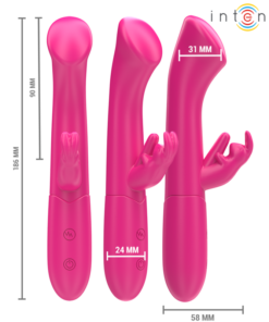 Alternative view of INTENSE - JULIETA RABBIT VIBRATOR 18.6 CM 10 VIBRATIONS PINK