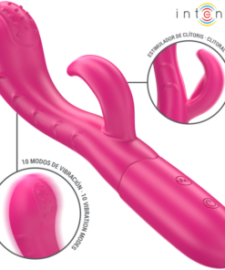 INTENSE - AMARA VIBRATOR WITH STIMULATING TONGUE 10 VIBRATIONS PINK