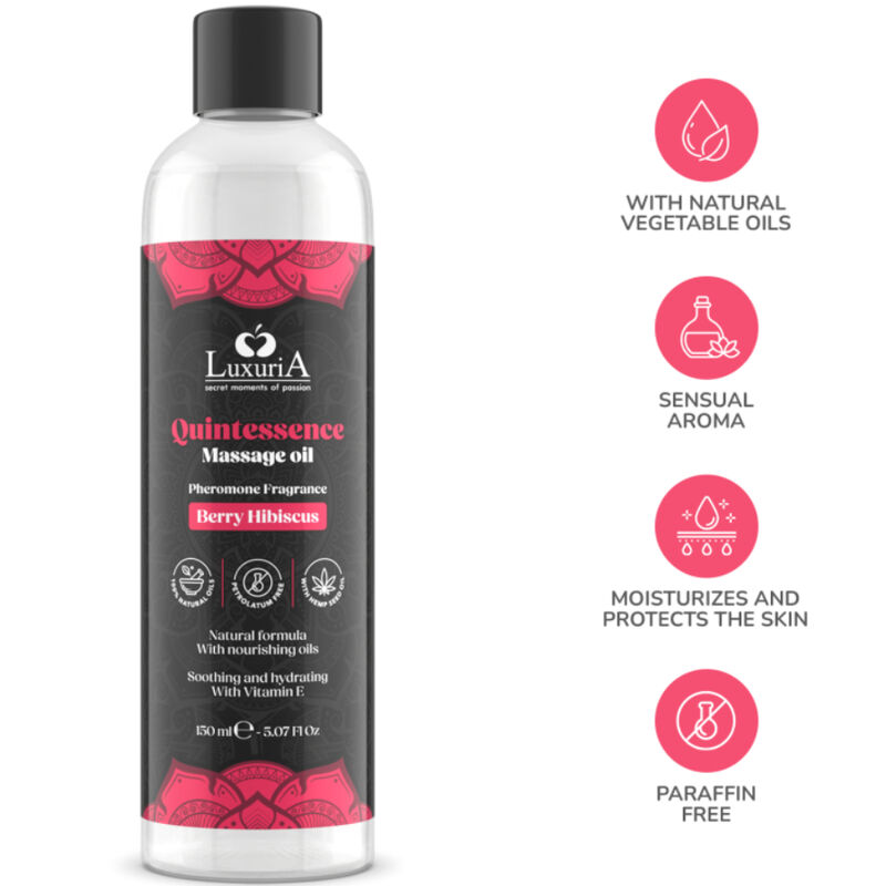 INTIMATELINE LUXURIA - MASSAGE OIL BERRY 150 ML - Image 4