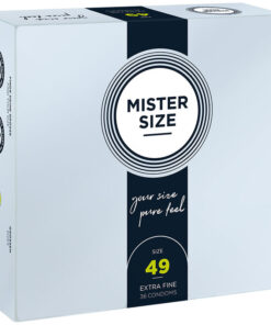 MISTER SIZE - CONDOM SIZE S 49 MM (36 UNITS)