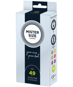 Alternative view of MISTER SIZE - CONDOM SIZE S 49 MM (10 UNITS)