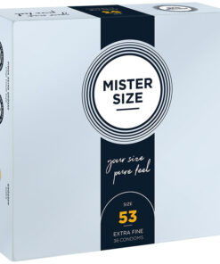 MISTER SIZE - CONDOM SIZE M 53 MM (36 UNITS)