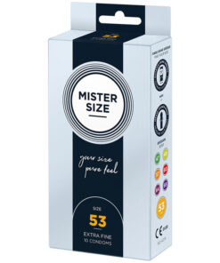 Alternative view of MISTER SIZE - CONDOM SIZE M 53 MM (10 UNITS)