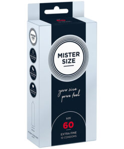 MISTER SIZE - CONDOM SIZE XL 60 MM (10 UNITS)