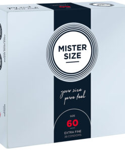 MISTER SIZE - CONDOM SIZE XL 60 MM (36 UNITS)