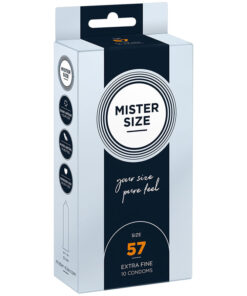 MISTER SIZE - CONDOM SIZE L 57 MM (10 UNITS)
