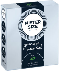 MISTER SIZE - CONDOMS SIZE XS 47 MM (3 UNITS)