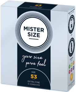 Alternative view of MISTER SIZE - CONDOM SIZE M 53 MM (3 UNITS)