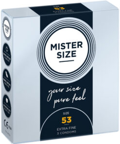 MISTER SIZE - CONDOM SIZE M 53 MM (3 UNITS)