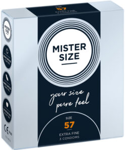 MISTER SIZE - CONDOM SIZE L 57 MM (3 UNITS)