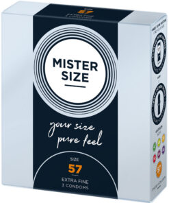 Alternative view of MISTER SIZE - CONDOM SIZE L 57 MM (3 UNITS)
