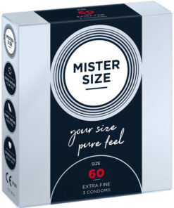 MISTER SIZE - CONDOM SIZE XL 60 MM (3 UNITS)