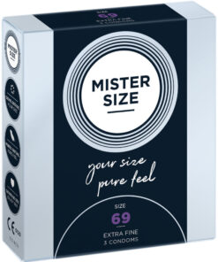MISTER SIZE - CONDOMS SIZE XXXL 69 MM (3 UNITS)