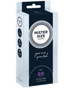 MISTER SIZE - CONDOMS SIZE XXXL 69 MM (10 UNITS)