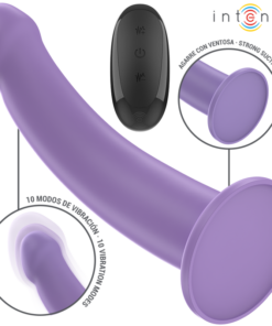 INTENSE - EDDIE VIBRATOR 17.5 CM 10 VIBRATIONS PURPLE REMOTE CONTROL