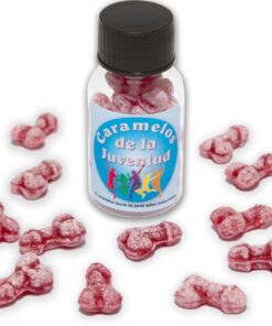 DIABLO PICANTE - 12 YOUTH CANDIES PENIS SHAPE STRAWBERRY/CHERRY