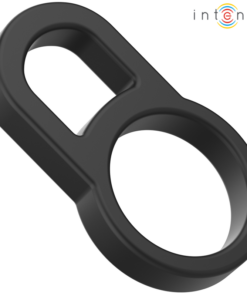 INTENSE - BOBBY DOUBLE SILICONE PENIS RING BLACK