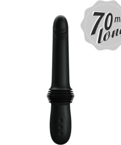 PRETTY LOVE - PAZUZU VIBRATOR 3 THRUST MODES BLACK