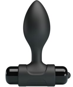 Alternative view of PRETTY LOVE - VIBRA BUTT 10 VIBRATIONS ANAL PLUG BLACK