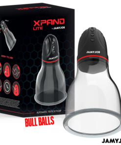 Alternative view of JAMYJOB - XPAND LITE AUTOMATIC TESTICLE PUMP 3 SUCTION LEVELS GREY