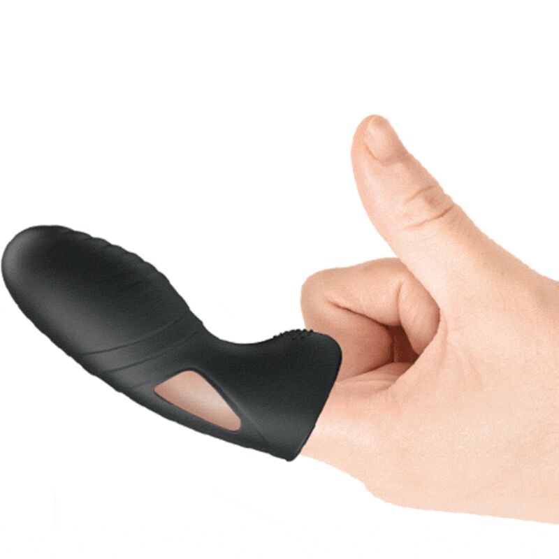 PRETTY LOVE - ALAN SILICONE FINGER VIBRATOR BLACK - Image 5