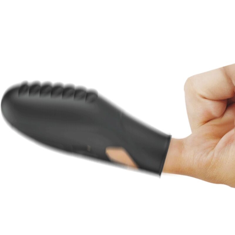 PRETTY LOVE - GILO SILICONE FINGER VIBRATOR BLACK - Image 3