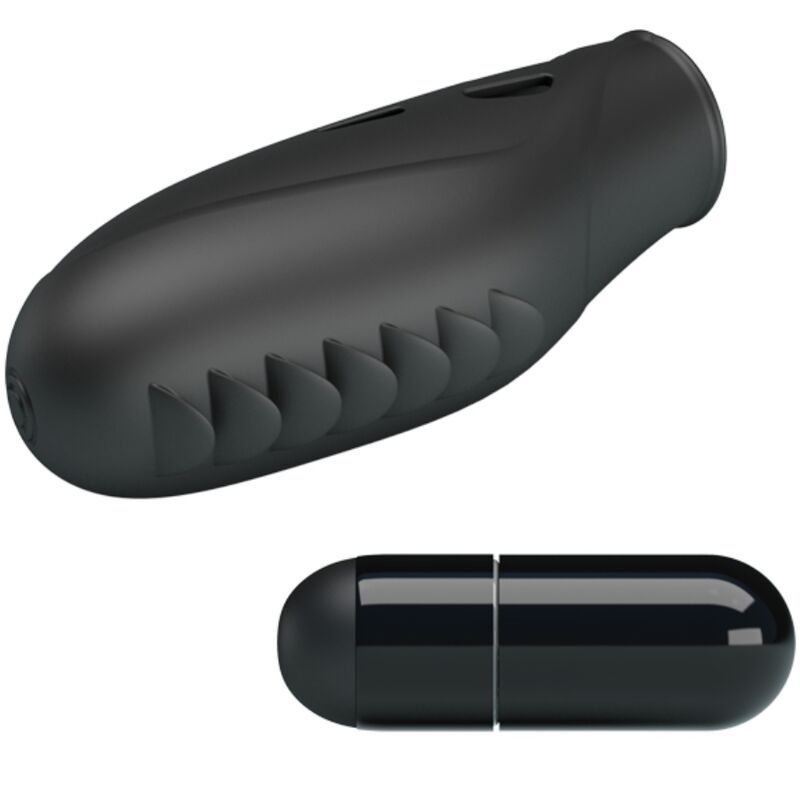 PRETTY LOVE - GILO SILICONE FINGER VIBRATOR BLACK - Image 4