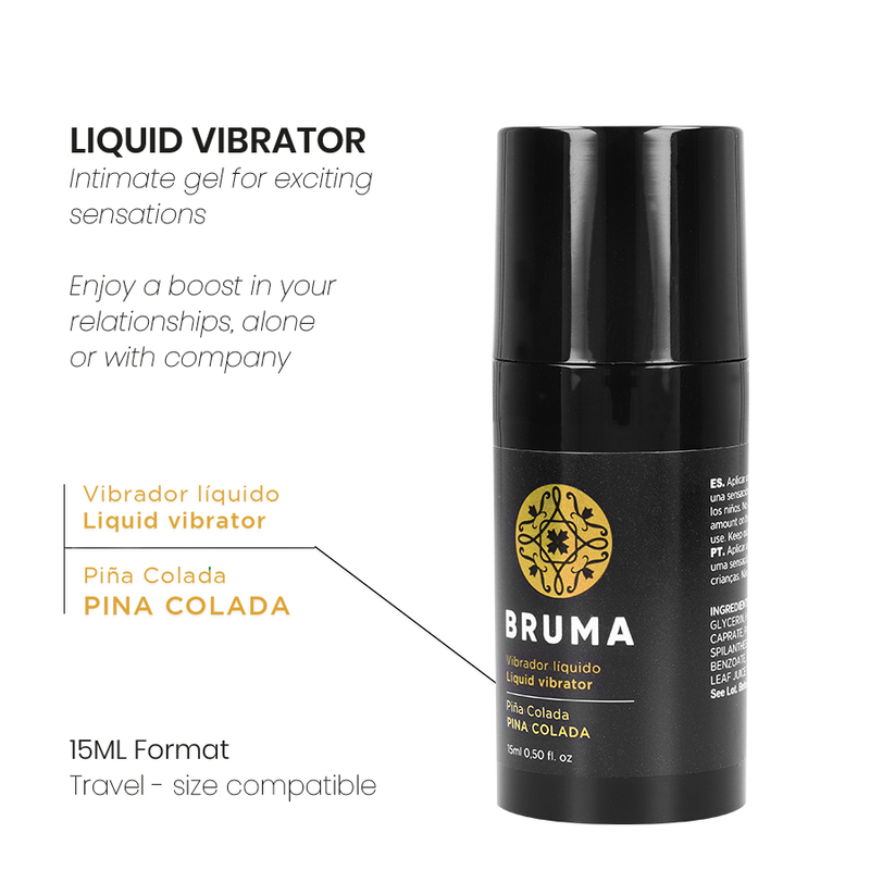 BRUMA - LIQUID VIBRATOR ULTRA SLIDING PINA COLADA 15 ML - Image 3