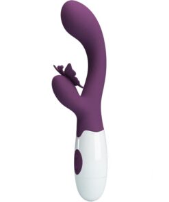 PRETTY LOVE - BUTTERFLY KISS RABBIT VIBRATOR  G-SPOT STIMULATOR PURPLE