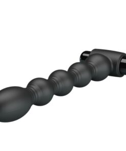 Alternative view of PRETTY LOVE - LYNN SILICONE ANAL PLUG 10 VIBRATIONS BLACK
