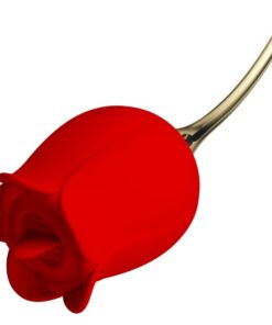 PRETTY LOVE - ROSE LOVER ROSE CLITORIS STIMULATOR 12 VIBRATIONS RED