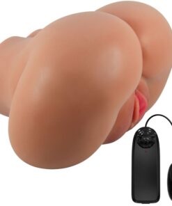 CRAZY BULL - LUNA VIBRATOR BUTT WITH REALISTIC VAGINA AND ANUS FLESH CONTROL REMOTO