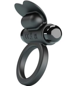 Alternative view of PRETTY LOVE - DEBONAIRE VIBRATING RING RABBIT 10 VIBRATIONS BLACK