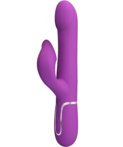 PRETTY LOVE - 4 IN 1 MULTIFUNCTION VIBRATOR  STIMULATOR PURPLE