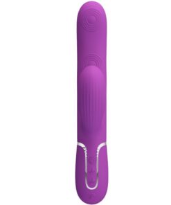 Alternative view of PRETTY LOVE - PERLITA 3 IN 1 MULTIFUNCTION RABBIT VIBRATOR  PURPLE