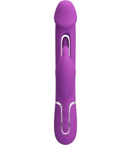Alternative view of PRETTY LOVE - KAMPAS 3 IN 1 MULTIFUNCTION RABBIT VIBRATOR  PURPLE