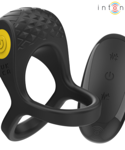 INTENSE - ALEX VIBRATOR DOUBLE PENIS RING 10 VIBRATIONS BLACK