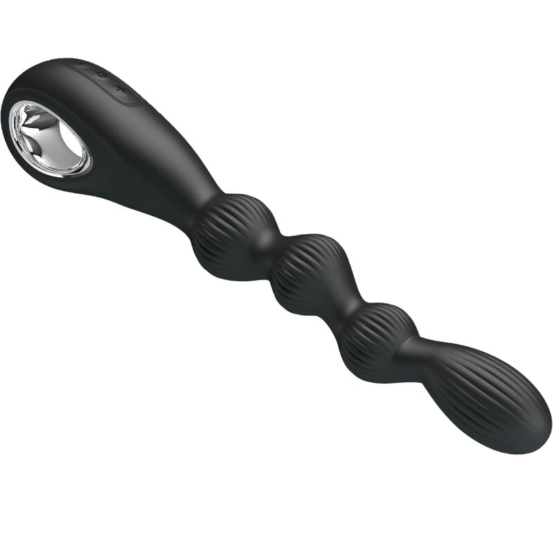 PRETTY LOVE - FEDERER ANAL VIBRATOR 12 VIBRATIONS BLACK - Image 3