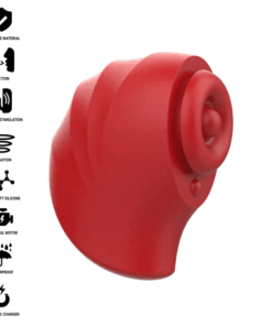 Alternative view of INTENSE - DONNIE CLITORAL STIMULATOR RED/GREEN