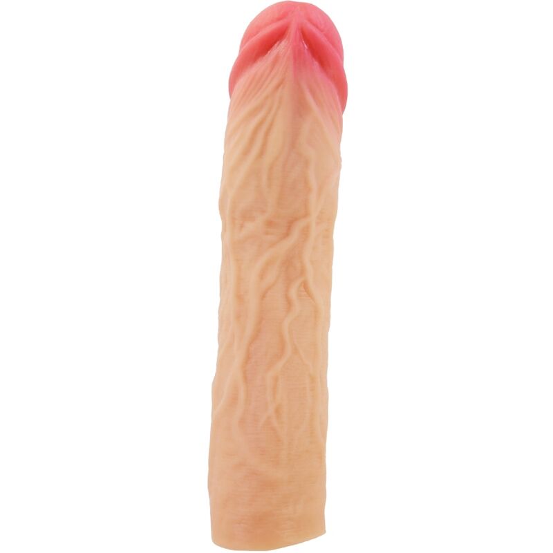 PRETTY LOVE - DEREK PENIS SLEEVE WITH 7.6 CM EXTENSION FLESH - Image 2