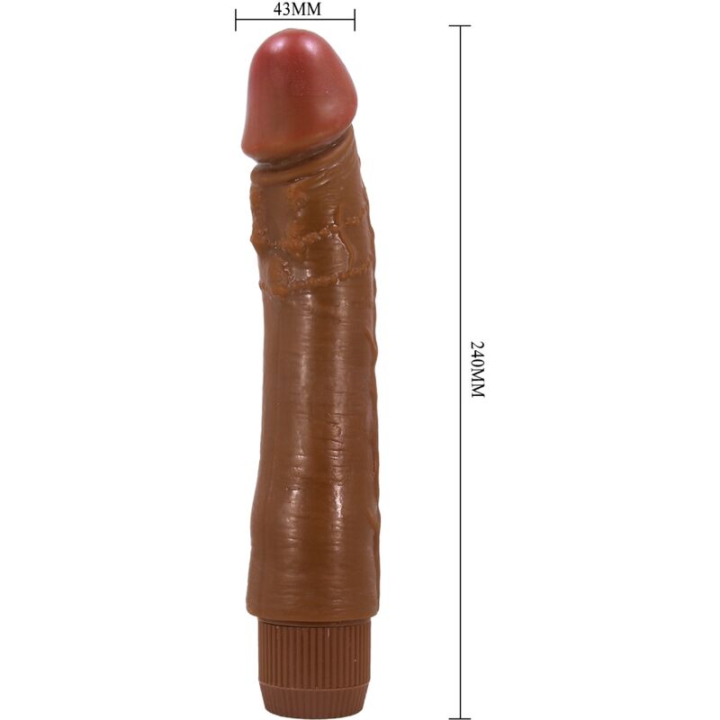 BAILE - DYBBUK REALISTIC VIBRATOR 24 CM MULATTO - Image 4