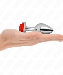 KINK - PLUG ANAL ROSE RED SIZE M