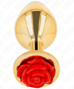Alternative view of KINK -  PLUG ANAL GOLD ROSE RED SIZE S