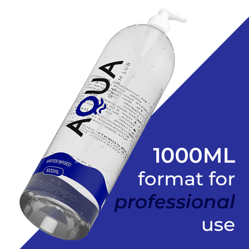 AQUA QUALITY - WATER BASED LUBRICANT 1000 ML - Image 2