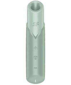 SATISFYER - NAUGHTY KISS WAVE CLITORIS STIMULATOR AQUAMARINE