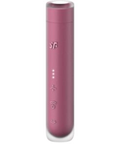 SATISFYER - FIRST KISS WAVE CLITORIS STIMULATOR GARNET